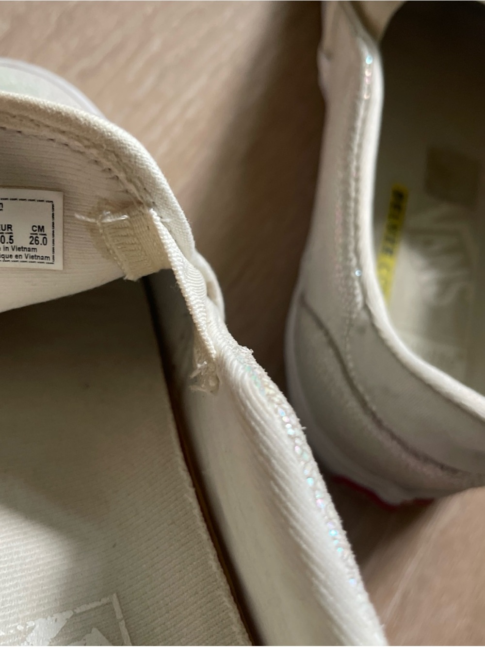 VANS Iridescent Asher Deluxe Comfort Ortholite Slip On Shoes - Picture 6 of 9